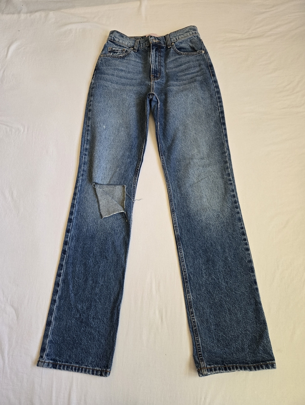 Revice Straight Leg Jeans Blue 33 Inch Inseam Tall Size 26